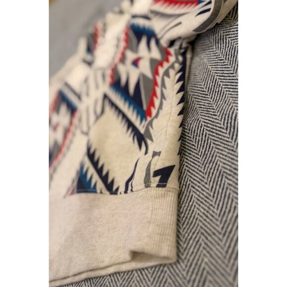 Ariat Chimayo Collection Tribal Print Cropped Sweatshirt Women’s M Cotton Blend - Picture 3 of 10